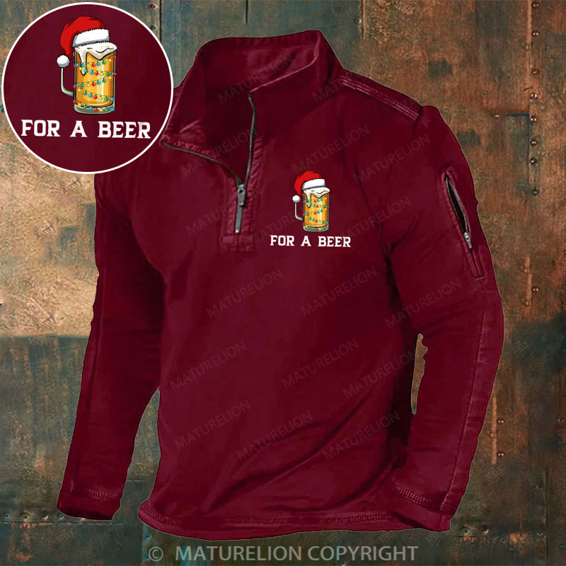 Maturelion Men's Henley Shirt For a Beer Henley Shirt