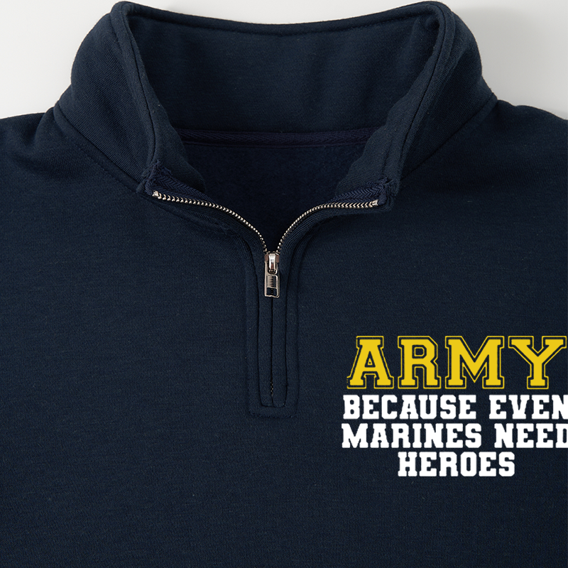 Maturelion Men's Sweatshirt Grumpy Old Vet Half Zip Fleece Sweatshirt