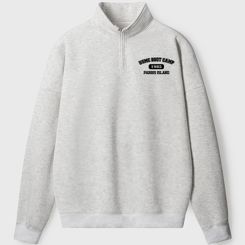 Men's Sweatshirt Boot Camp Half Zip Fleece Sweatshirt