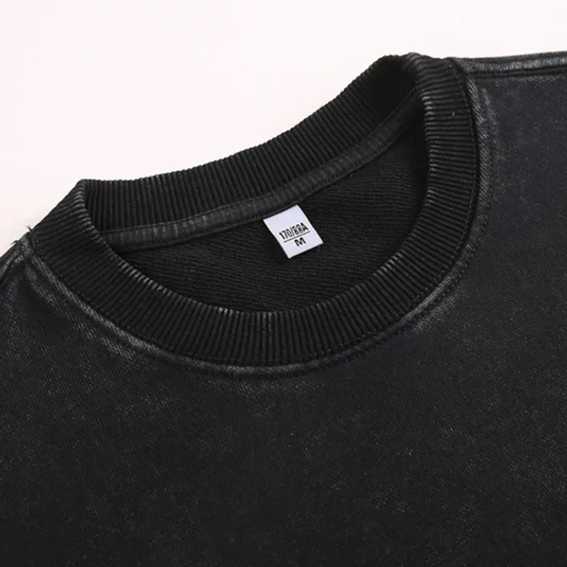 Maturelion Men's Sweatshirt Now I Have a Machine Gun Ho Ho Ho Christmas Washed Sweatshirt