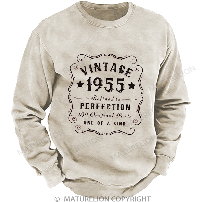 Maturelion 70th Birthday Gift Washed Sweatshirt