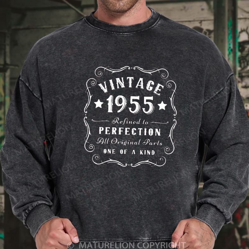 Maturelion 70th Birthday Gift Washed Sweatshirt