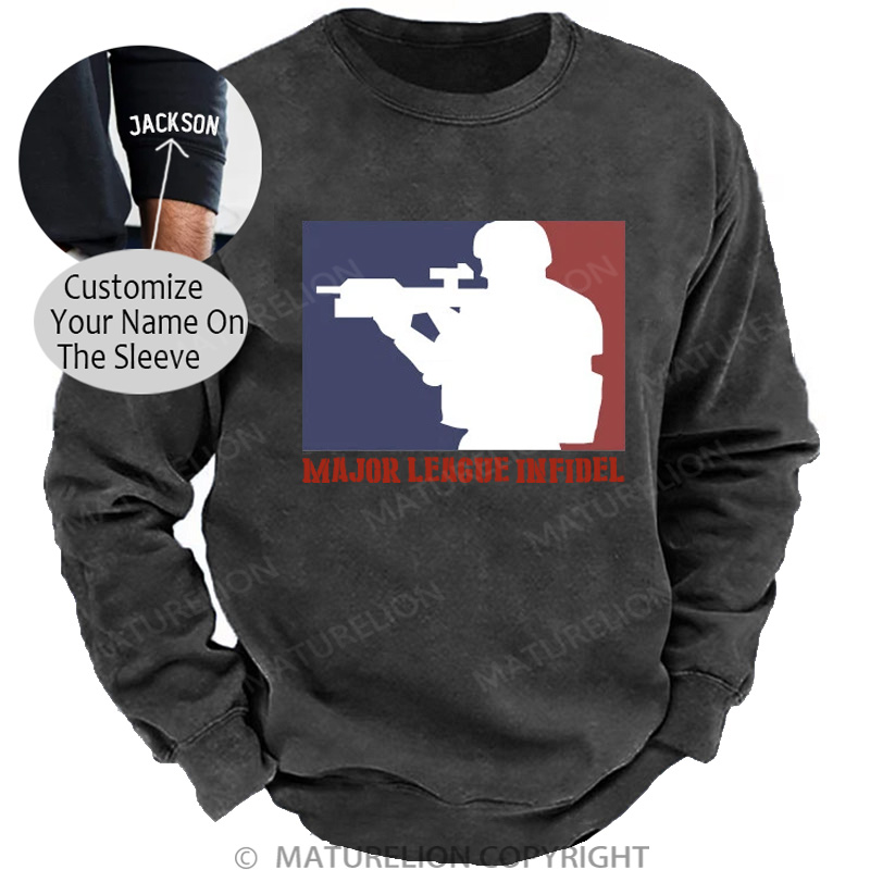   Major League Infidel Washed Sweatshirts