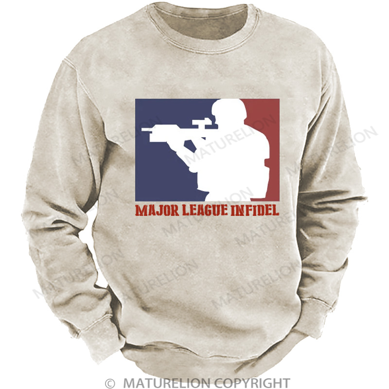   Major League Infidel Washed Sweatshirts