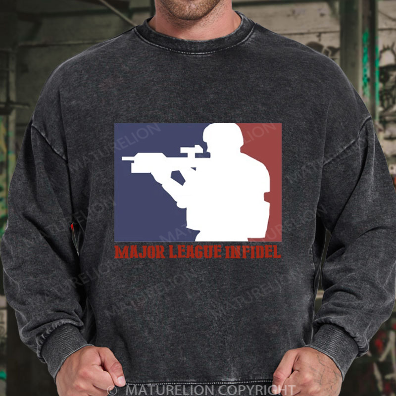  Major League Infidel Washed Sweatshirts