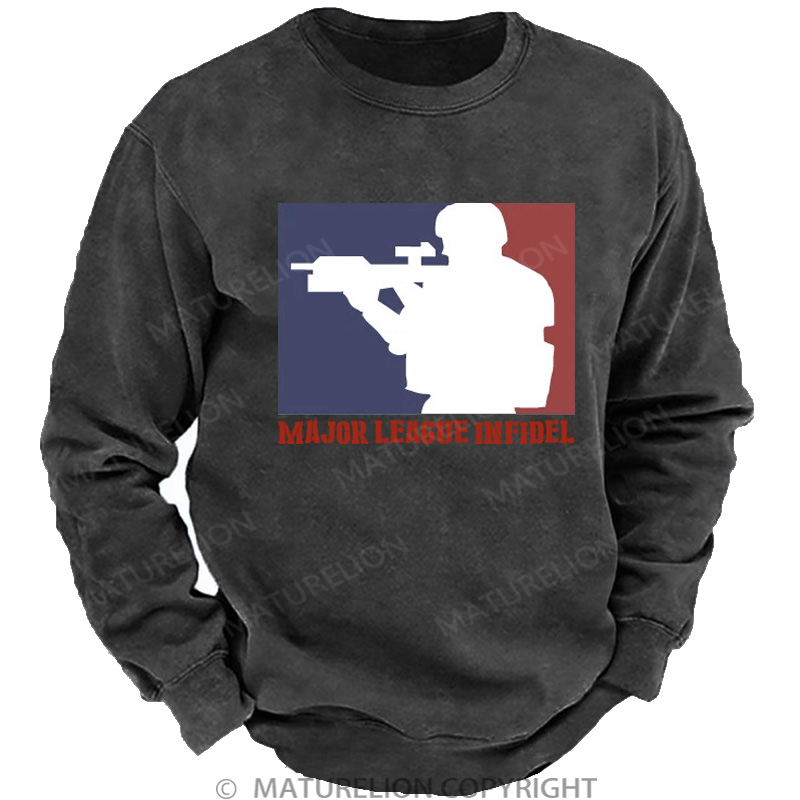   Major League Infidel Washed Sweatshirts