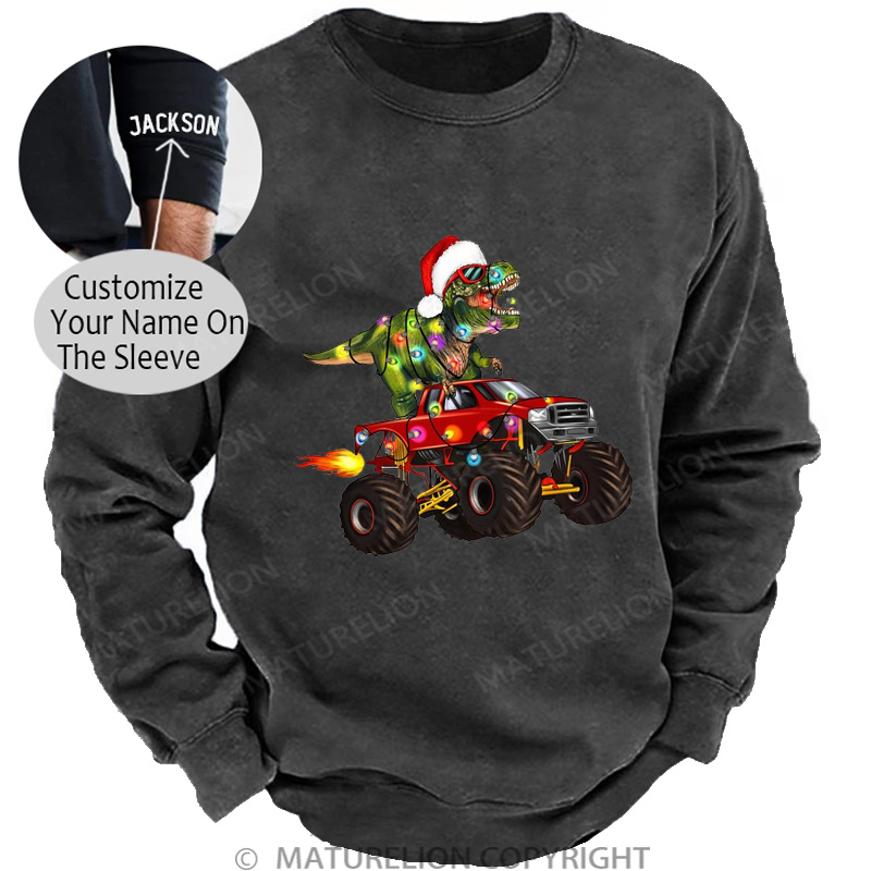 Maturelion Christmas Sweatshirt Toddler DTG Washed Sweatshirt