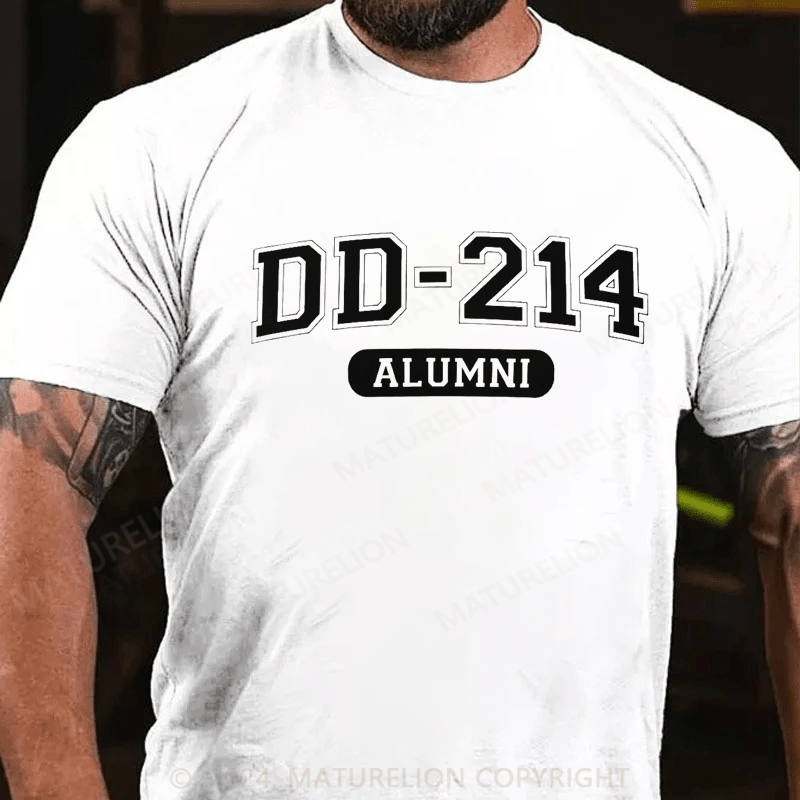 Maturelion DD-214 Alumni Veteran Humor T-Shirt (Free Customization)
