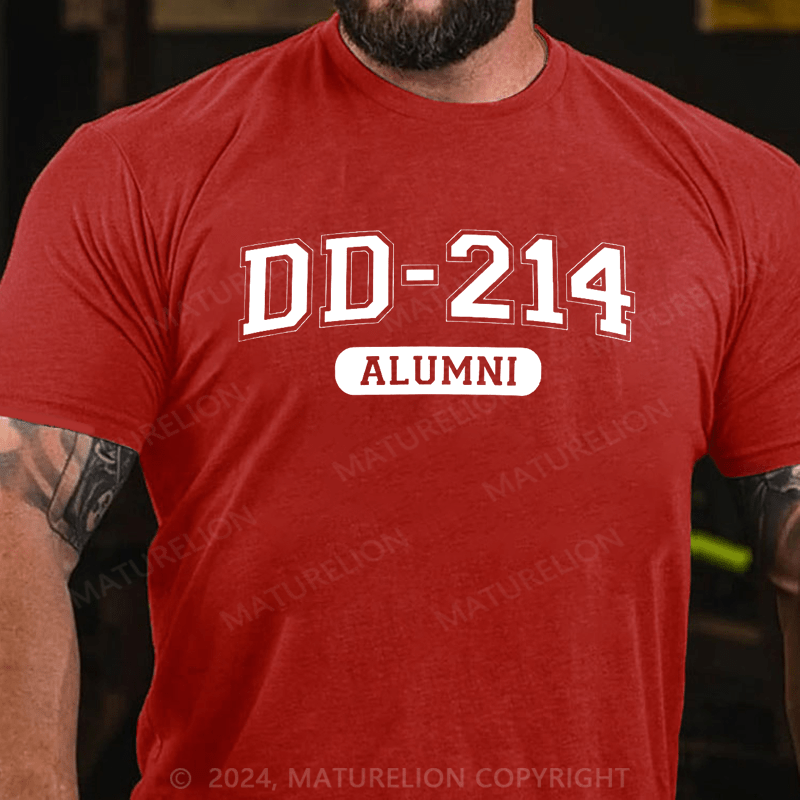 Maturelion DD-214 Alumni Veteran Humor T-Shirt (Free Customization)