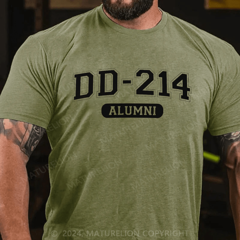 Maturelion DD-214 Alumni Veteran Humor T-Shirt (Free Customization)