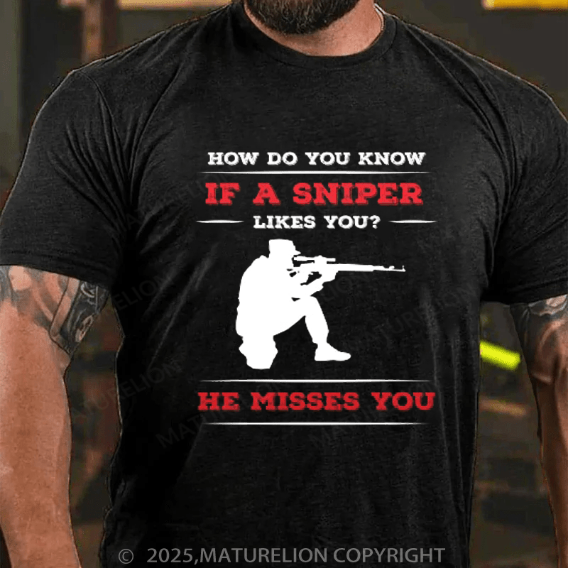 Maturelion Men's T-Shirt Shotgun Gun and Funny Shooting and Skeet Shooting Quote T-Shirt