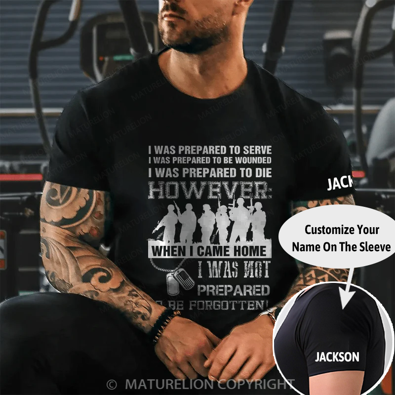 Maturelion Men's T-shirt When I get home Cotton T-shirt