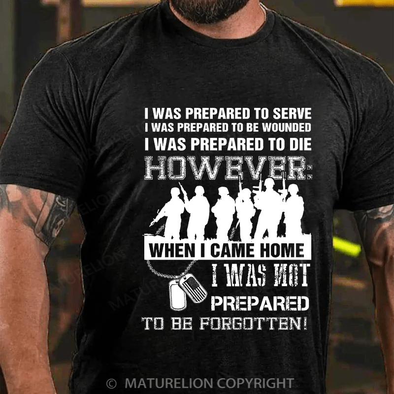Maturelion Men's T-shirt When I get home Cotton T-shirt