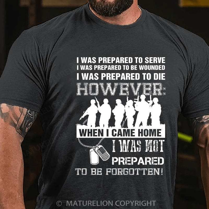 Maturelion Men's T-shirt When I get home Cotton T-shirt