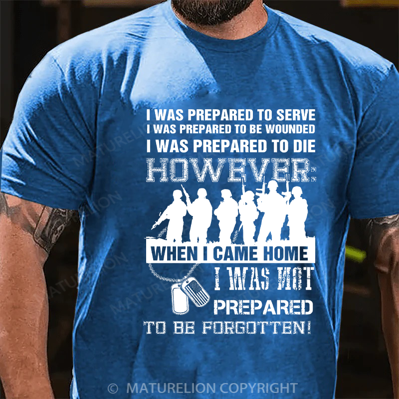 Maturelion Men's T-shirt When I get home Cotton T-shirt