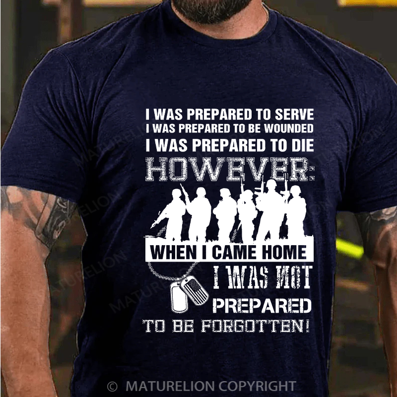 Maturelion Men's T-shirt When I get home Cotton T-shirt