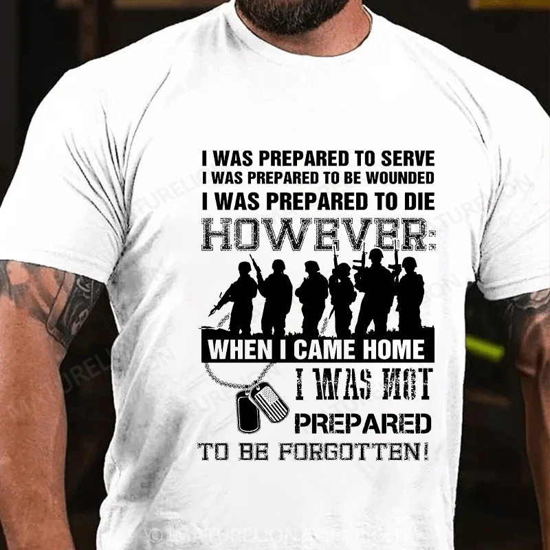 Maturelion Men's T-shirt When I get home Cotton T-shirt