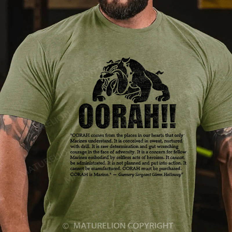 Maturelion Men's T-shirt Encourage Statement Cotton T-shirt