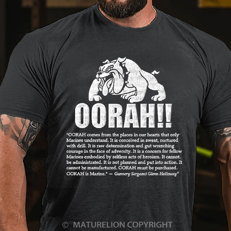 Maturelion Men's T-shirt Encourage Statement Cotton T-shirt