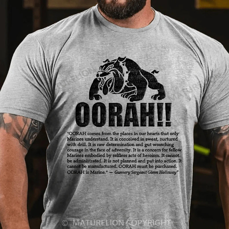 Maturelion Men's T-shirt Encourage Statement Cotton T-shirt