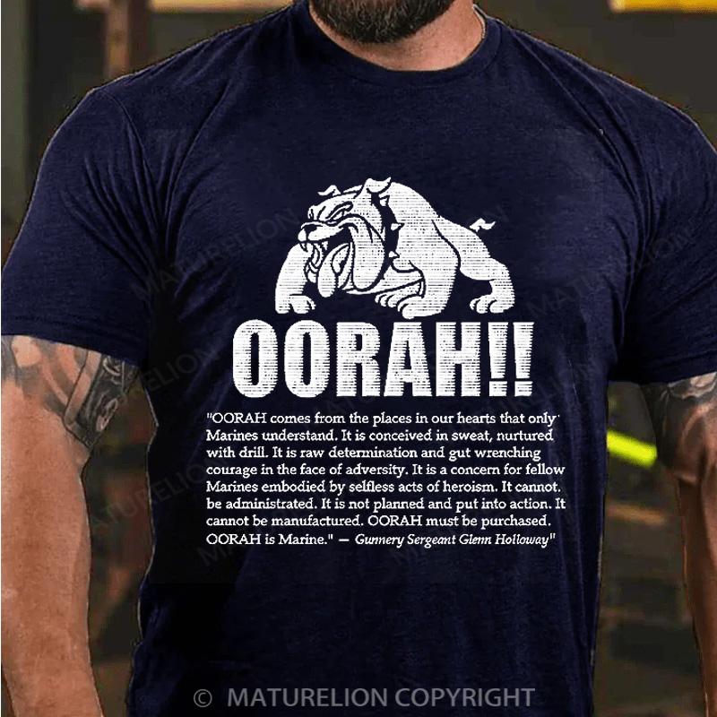 Maturelion Men's T-shirt Encourage Statement Cotton T-shirt