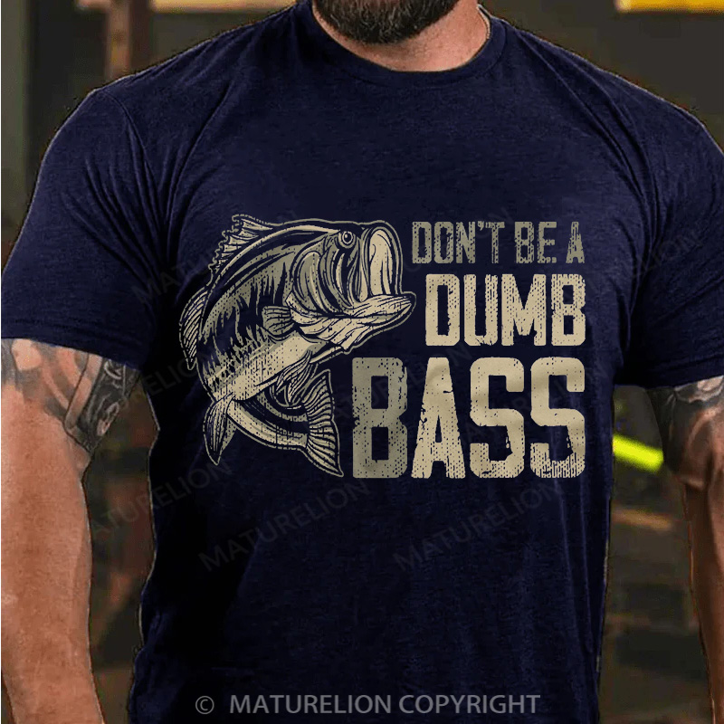 Maturelion Men's T-Shirt Fishing Bass Christmas T-Shirt