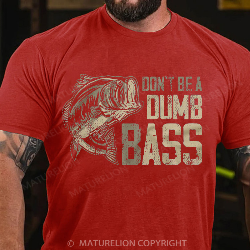 Maturelion Men's T-Shirt Fishing Bass Christmas T-Shirt