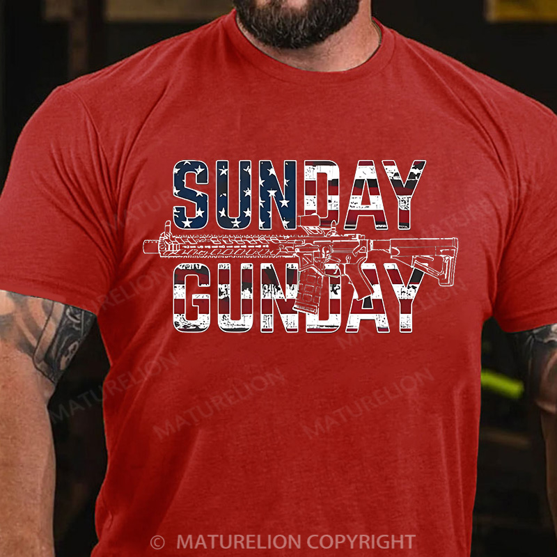 Maturelion Men's T-Shirt Gunday Cotton T-Shirt