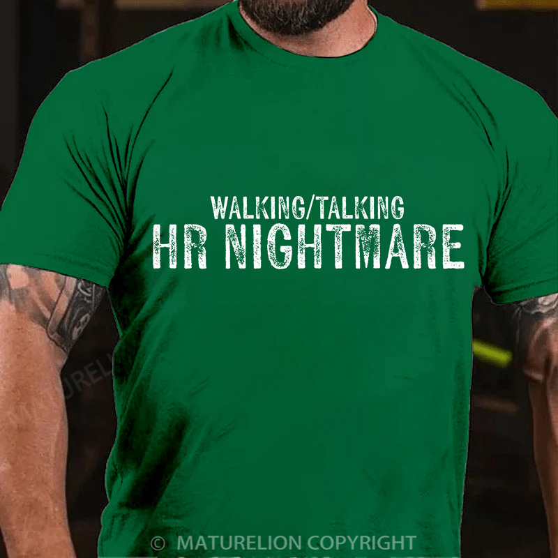 Maturelion Men's T-Shirt HR Nightmare Cotton T-Shirt