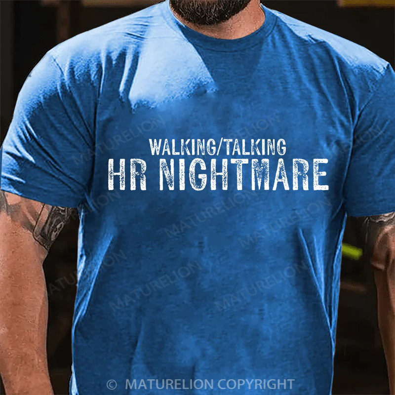 Maturelion Men's T-Shirt HR Nightmare Cotton T-Shirt