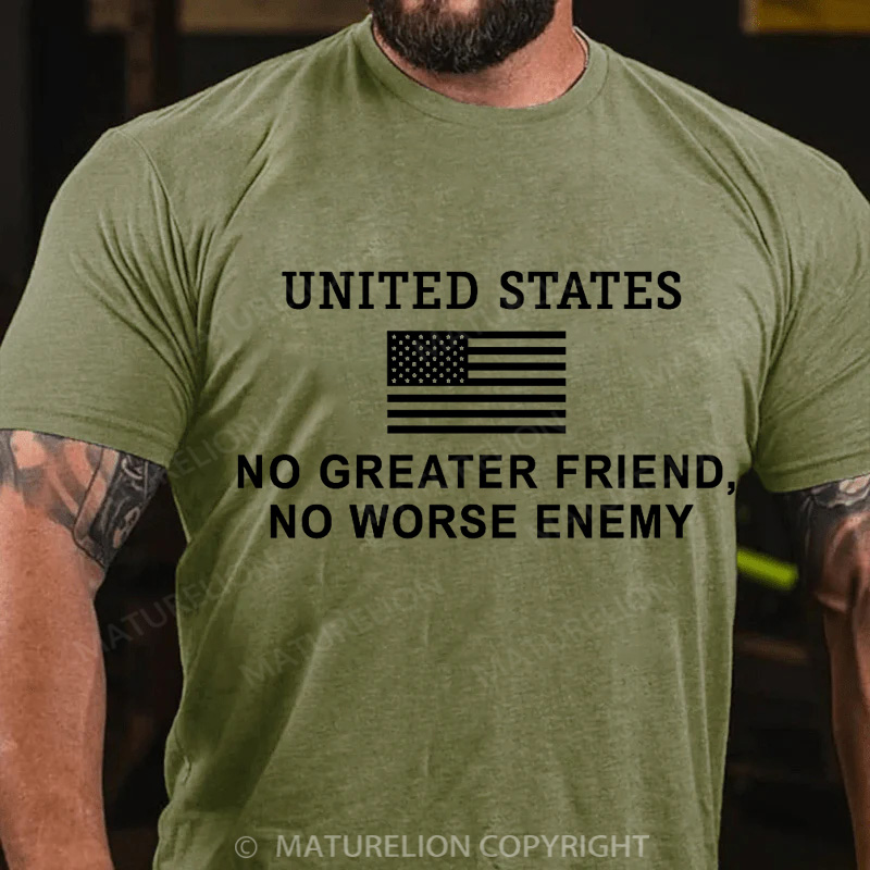 Maturelion Men's T-Shirt No Better Friend Cotton T-Shirt