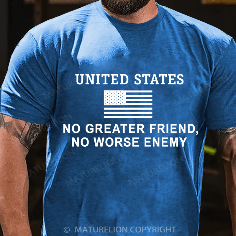 Maturelion Men's T-Shirt No Better Friend Cotton T-Shirt