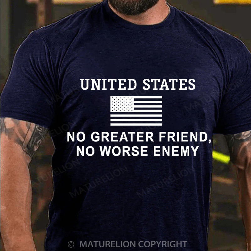 Maturelion Men's T-Shirt No Better Friend Cotton T-Shirt