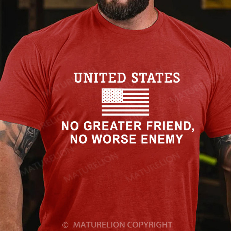 Maturelion Men's T-Shirt No Better Friend Cotton T-Shirt