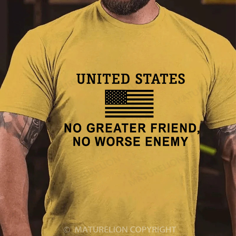 Maturelion Men's T-Shirt No Better Friend Cotton T-Shirt