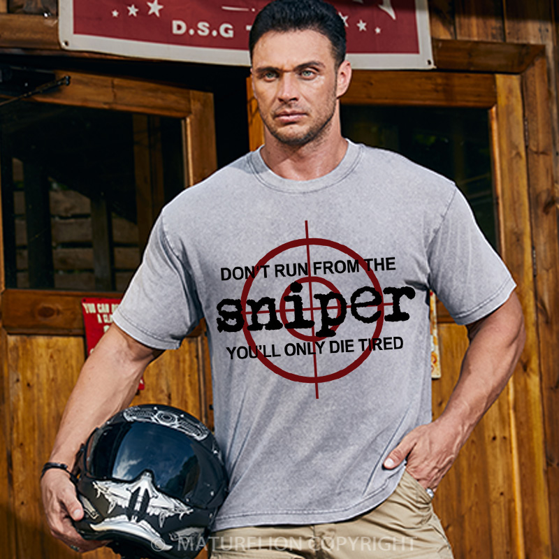 Maturelion Men's T-Shirt Tactical Graphic Cotton T-Shirt