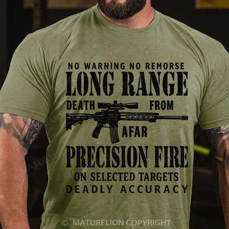 Maturelion Men's T-Shirt Marksman Special Forces Cotton T-Shirt