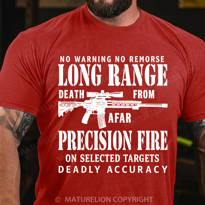 Maturelion Men's T-Shirt Marksman Special Forces Cotton T-Shirt