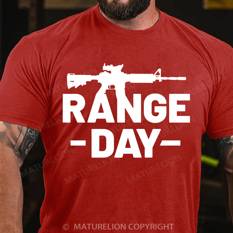 Maturelion Men's T-Shirt Range Day Cotton T-Shirt