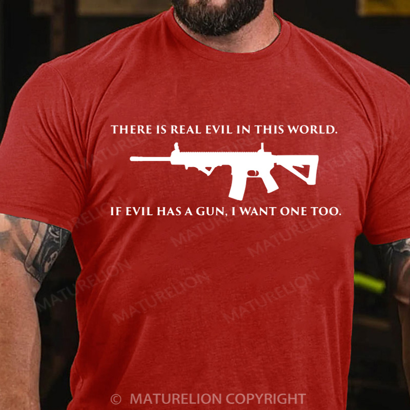 Maturelion Men's T-Shirt Second Amendment Cotton T-Shirt