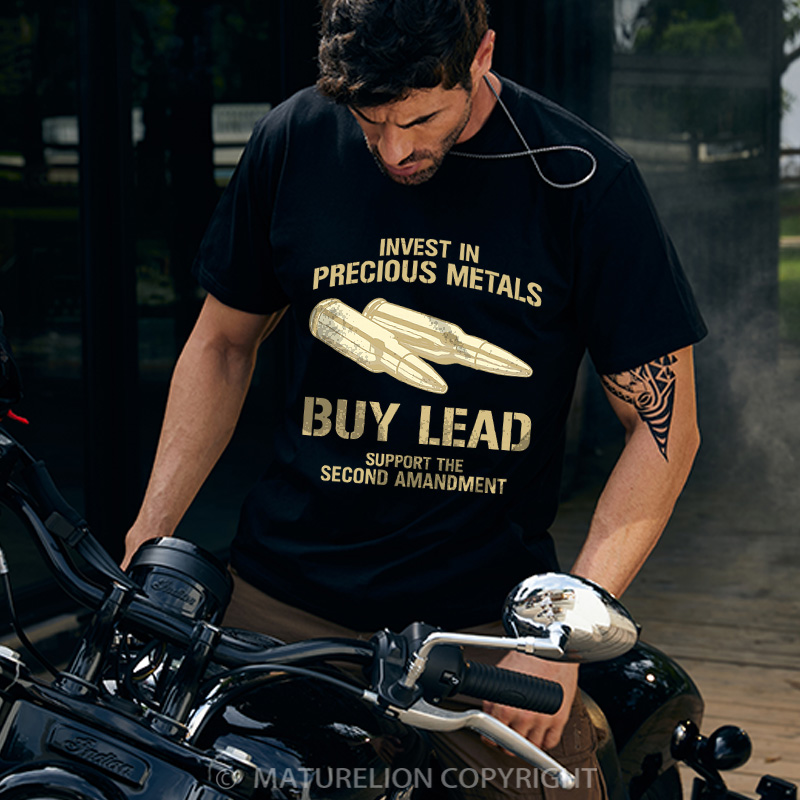 Maturelion Men's T-Shirt Gun Rights Gun Owner Cotton T-Shirt