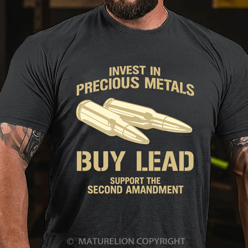 Maturelion Men's T-Shirt Gun Rights Gun Owner Cotton T-Shirt