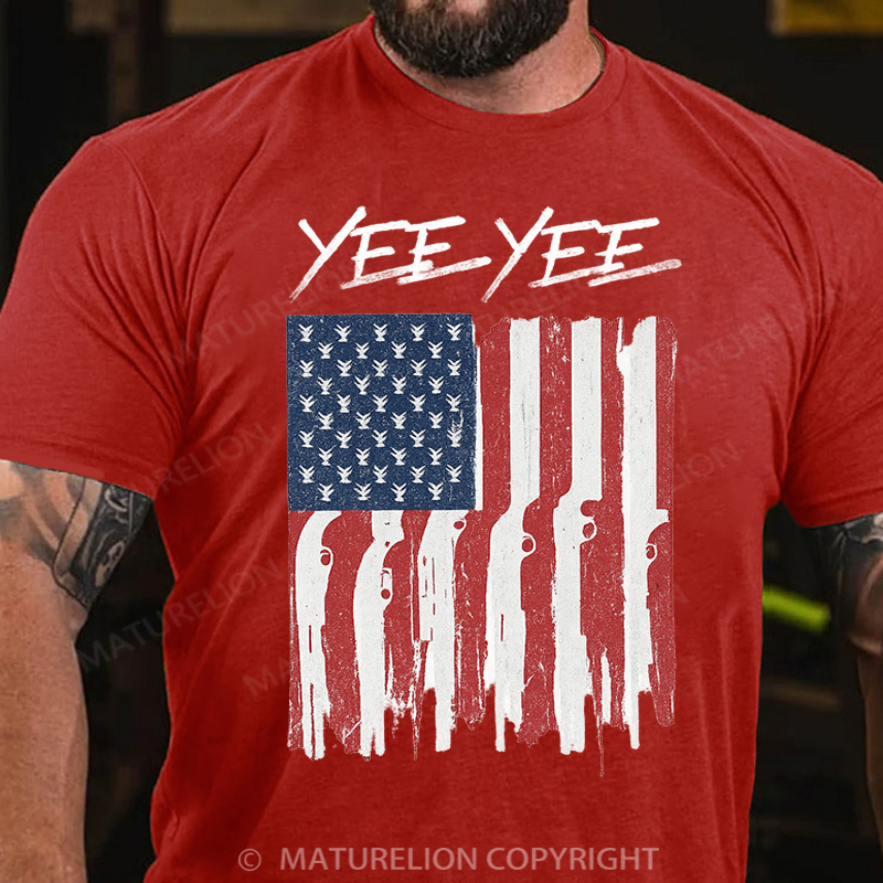 Maturelion Men's T-Shirt Patriot Cotton T-Shirt