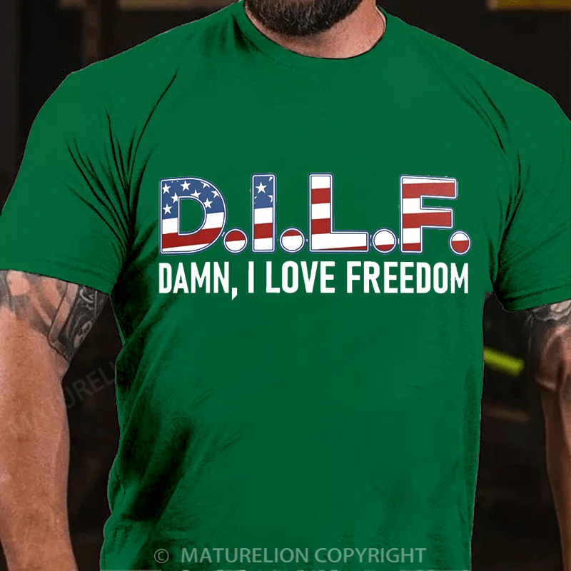Maturelion Men's T-Shirt D.I.L.F. Cotton T-Shirt