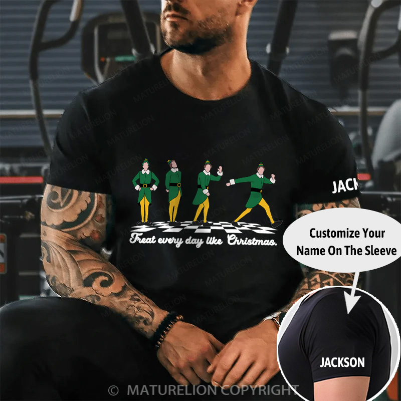 Maturelion Men's T-Shirt Elf Cotton T-Shirt