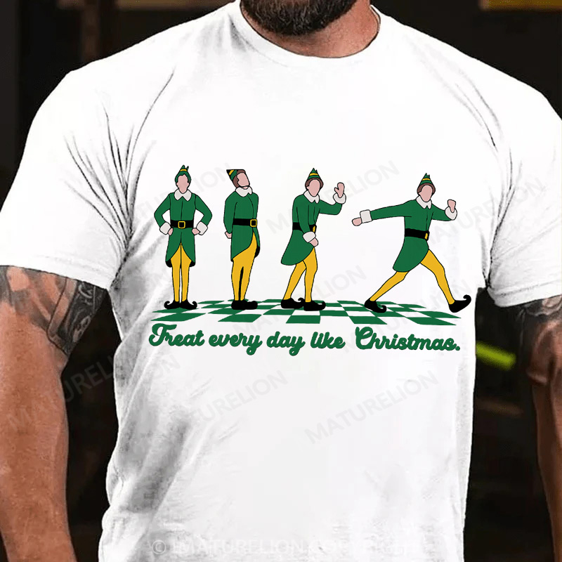 Maturelion Men's T-Shirt Elf Cotton T-Shirt