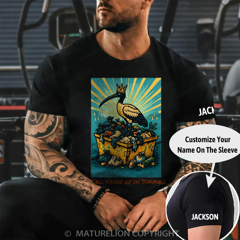 Maturelion Australia T-Shirt Not All Kings Sit on Thrones Cotton T-Shirt