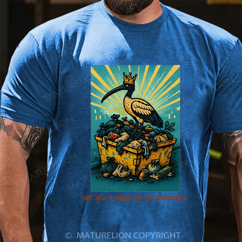 Maturelion Australia T-Shirt Not All Kings Sit on Thrones Cotton T-Shirt