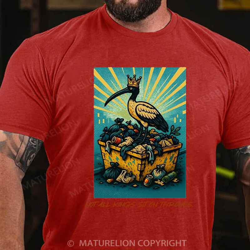 Maturelion Australia T-Shirt Not All Kings Sit on Thrones Cotton T-Shirt