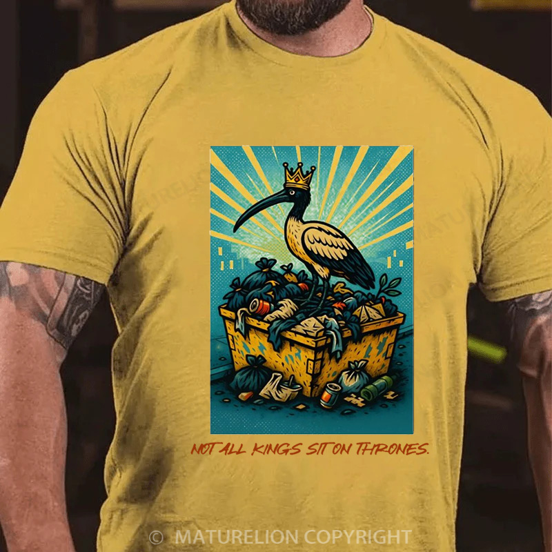 Maturelion Australia T-Shirt Not All Kings Sit on Thrones Cotton T-Shirt
